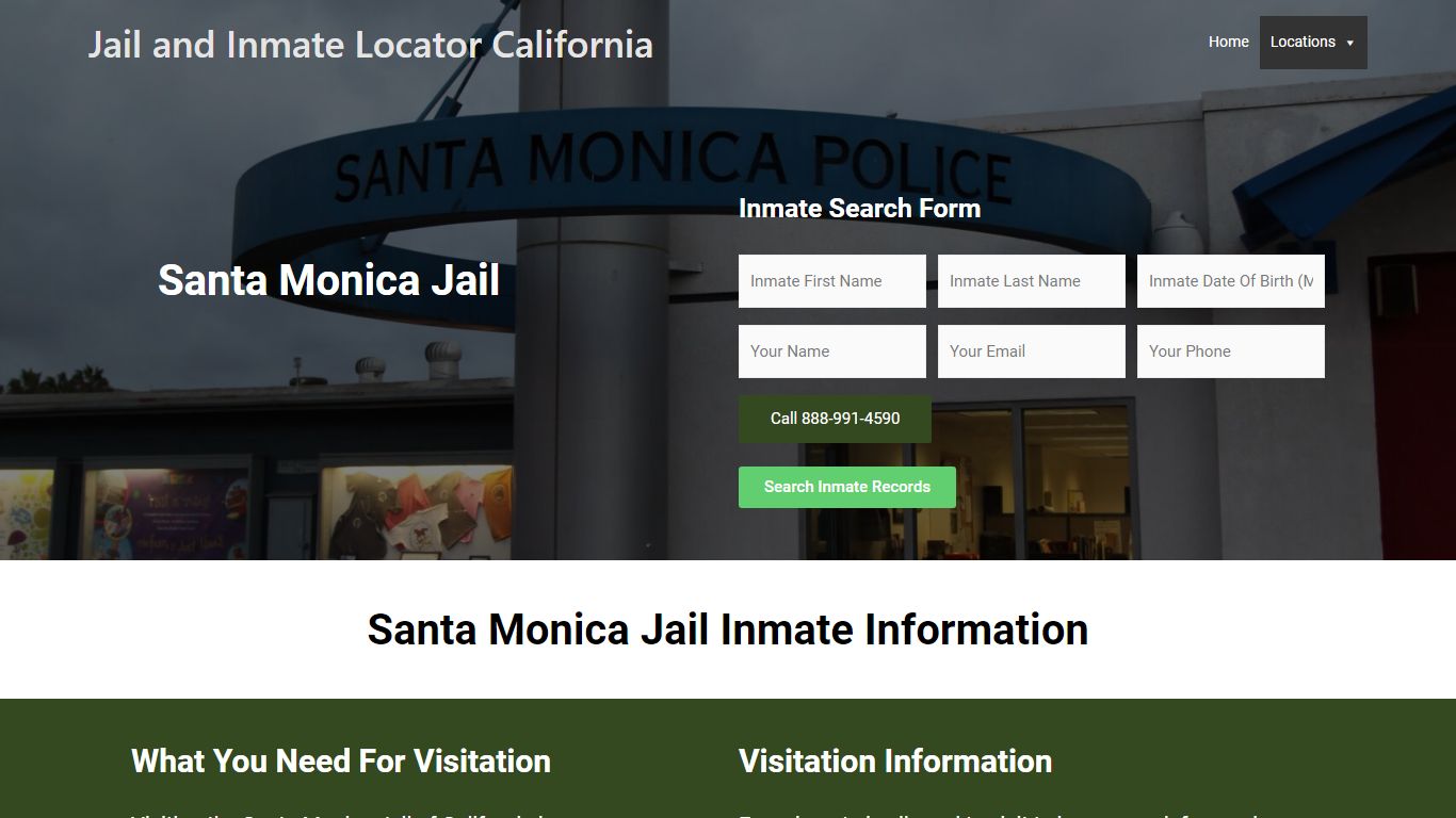 Santa Monica Jail - Jail and Inmate Locator California